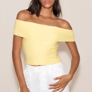 LEMON SOFT TOUCH BARDOT LONG TOP